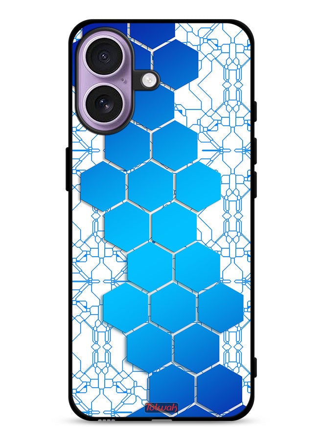 Tolwak Apple iPhone 17 Protective Case Cover Honeycomb Hexagon Icon Networks - Image 1