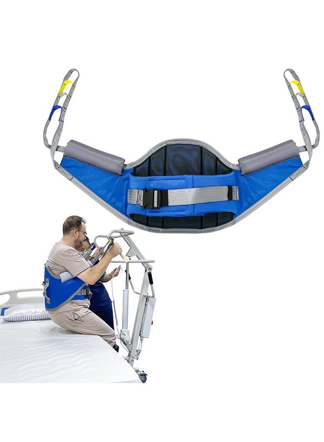 إيهوكون الجلوس للوقوف رفع المريض المعونة مبطن حبال والوقوف مساعدة مع دعم الظهر ، رافعة رفع المريض يعمل مع معظم وسائل التنقل والمعدات ، فرنك سويسري 500 رطل - Image 1