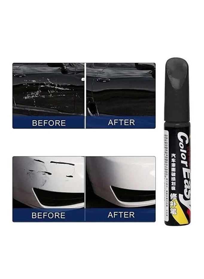 طقم أقلام معالجة خدوش طلاء السيارة (4 ألوان) - مزيل خدوش فوري للسيارات (أسود، أبيض، فضي، أحمر) - Image 5