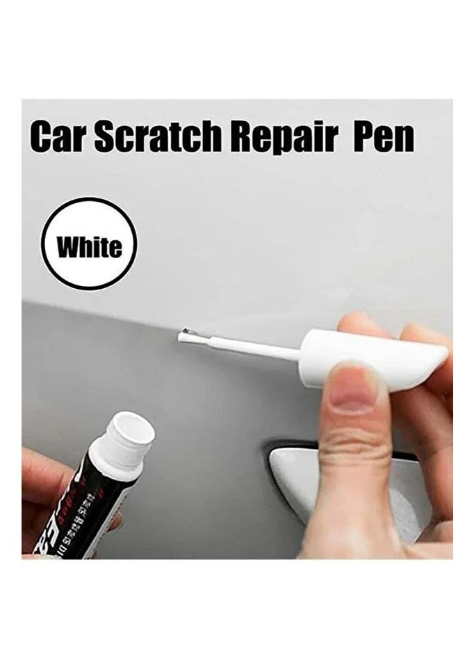 طقم أقلام معالجة خدوش طلاء السيارة (4 ألوان) - مزيل خدوش فوري للسيارات (أسود، أبيض، فضي، أحمر) - Image 3