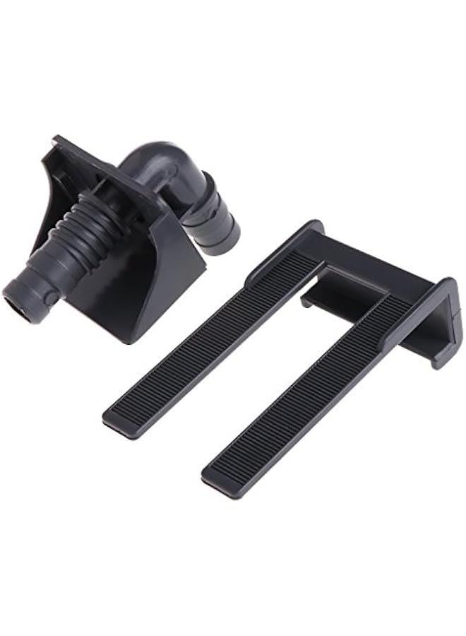 Fish for Tank Hose Holder Inlet Outlet Water Pipe Mounting Clip Heavy Duty Plastic Clamp for imum 55mm Thickness Wall - Image 4