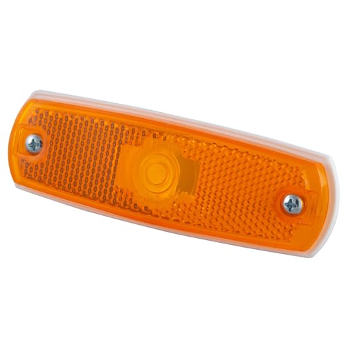 Grote 45713 Yellow Low-Profile Clearance Marker Light without Bezel (Built-in Reflector) - Image 1
