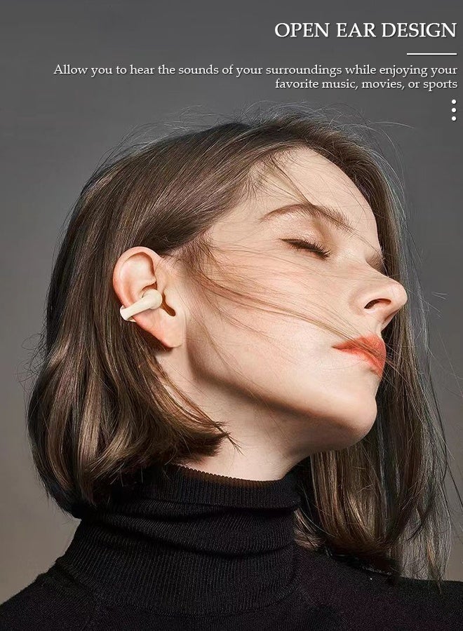 DUNISO Bluetooth Headphones Wireless Earbuds Wireless Charging Case with lanyard Sports Ear buds with Earhook Premium Deep Bass Over-Ear Earphones for TV Phone Laptop - Image 2