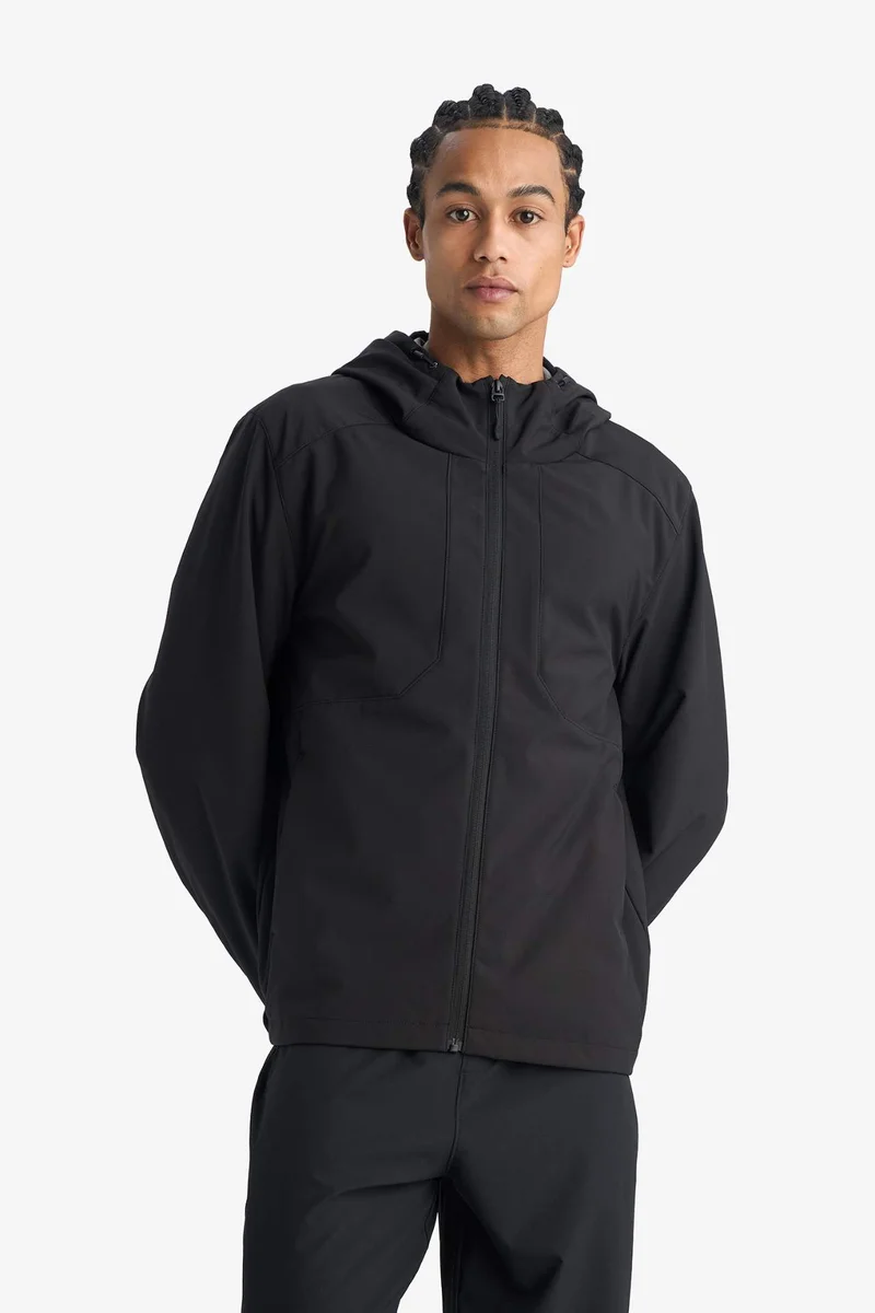 Defacto  Regular Fit Hooded Windproof Waterproof Jacket for Men | Best Price UAE