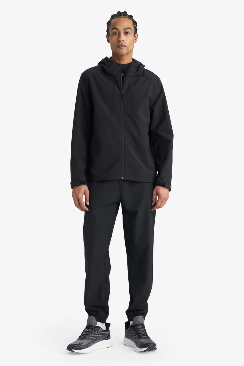 Defacto  Regular Fit Hooded Windproof Waterproof Jacket for Men | Best Price UAE