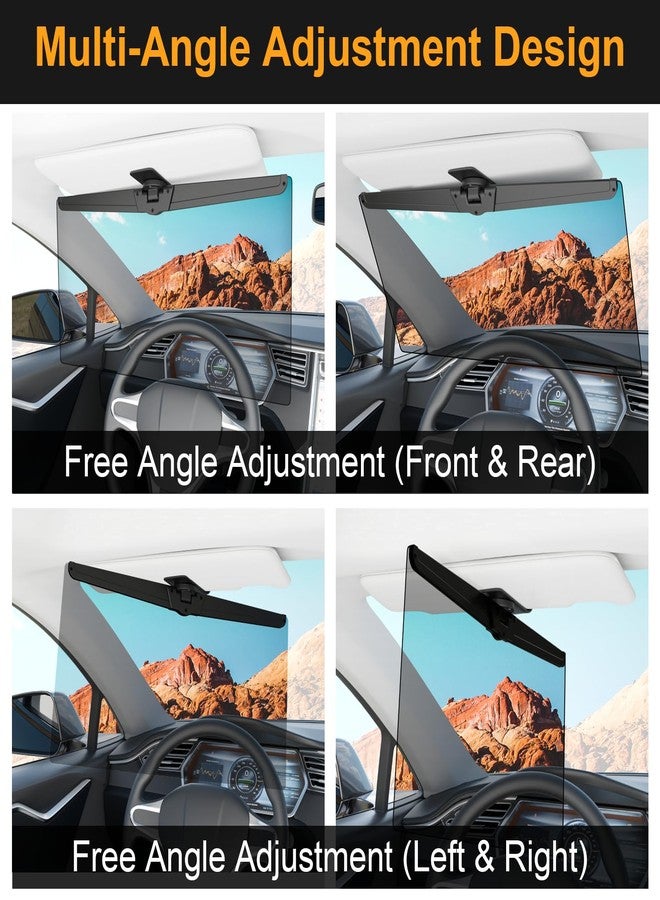 Veharvim Sun Visor Extender for Cars, Polarized Car Visor Extender Sun Blocker UV400, Adjustable Visor Extension, Clip on Sun Visor for Car, Universal, Glare, UV Protector (X-Large(1 Pack)) - Image 4