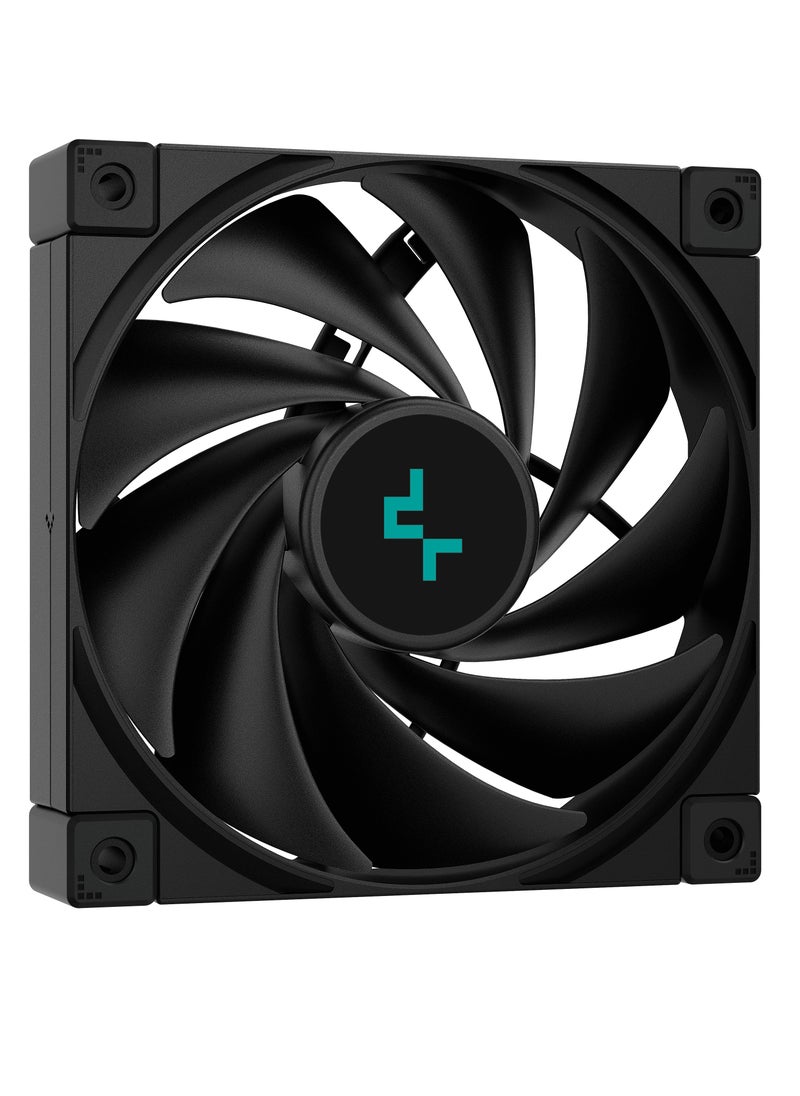 ديب كول - DeepCool LT720، مبرد وحدة المعالجة المركزية السائل عالي الأداء 360 مم، ثلاث مراوح FK120 مضبوطة بدقة، مبني على مضخة المياه عالية الأداء من الجيل الرابع، نطاق PWM ديناميكي 500-2250 دورة في الدقيقة، 85.85 قدم مكعب في الدقيقة، تدفق هواء فائق، 3.27 مم مكعب ضغط ثابت مرتفع، ≤32.9 ديسيبل (أ) ضوضاء الحمل الكامل، IntelLGA2066/2011-v3/2011/1700/1200/1151/1150/1155، AMDsTRX4/sTR4/AM5/AM4 - Image 1