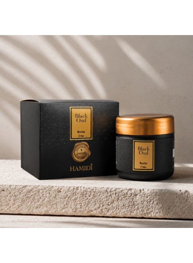Hamidi Black Oud Muattar 40Gm, Multi Colour, Perfumed Muattar Home Fragrance For Majlis, For Home Styling, Tabletop Display And Interior Ambience - Image 3