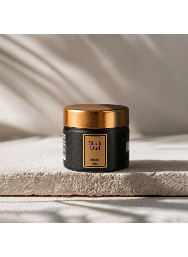 Hamidi Black Oud Muattar 40Gm, Multi Colour, Perfumed Muattar Home Fragrance For Majlis, For Home Styling, Tabletop Display And Interior Ambience - Image 2