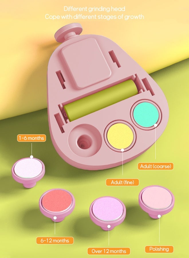 Electric nail grinder Baby nail trimmer Children's nail clippers Electric nail clippers With 6 grinding heads - Image 4