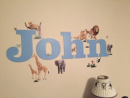 Create-A-Mural Small Jungle Animal Wall Decals (23) Lion, Elephant, Giraffe, Jaguar, Monkey Peel & Stick Wild Jungle Safari Theme Ideas Kids Room Decor Wall Stickers Birthday Decoration - Image 4