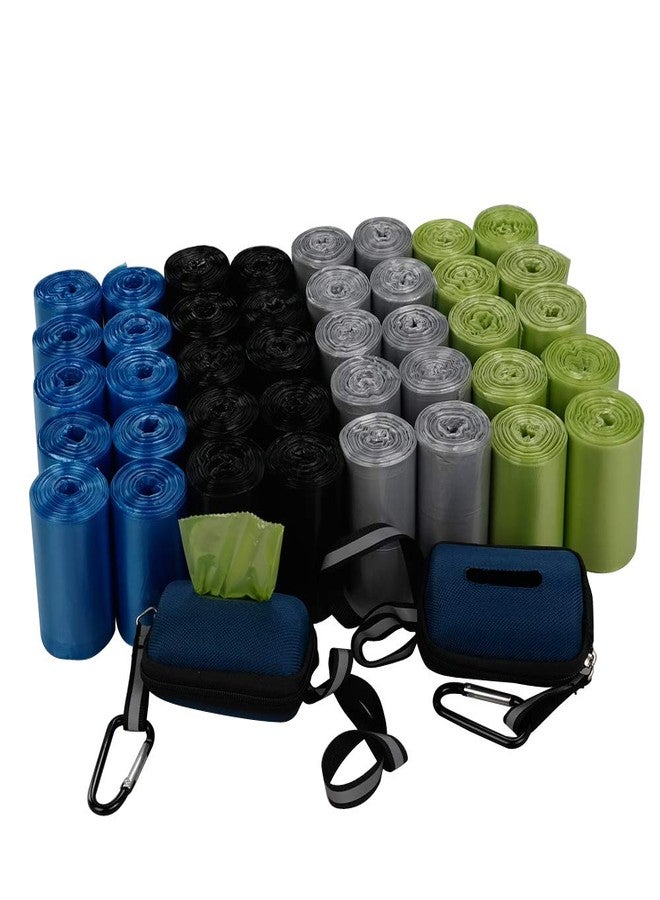 Obstnny 1400 Dog Waste Bags With 1 Free Dispensers, Colored Poop Bags - Image 1