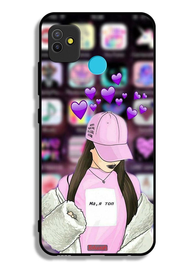 Tolwak Tecno Pop 5 Protective Case Cover Anti Social Club  - Image 2