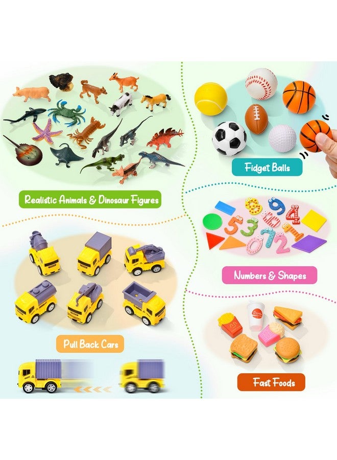 Golray Montessori Sorting Toys for Toddlers Matching Game, 70pcs Animal Vehicle Food Ball & Mystery Box & Paint, Preschool Learning Activities Educational Gift Speech Therapy Toys for 3 4 5 Years Old - Image 4