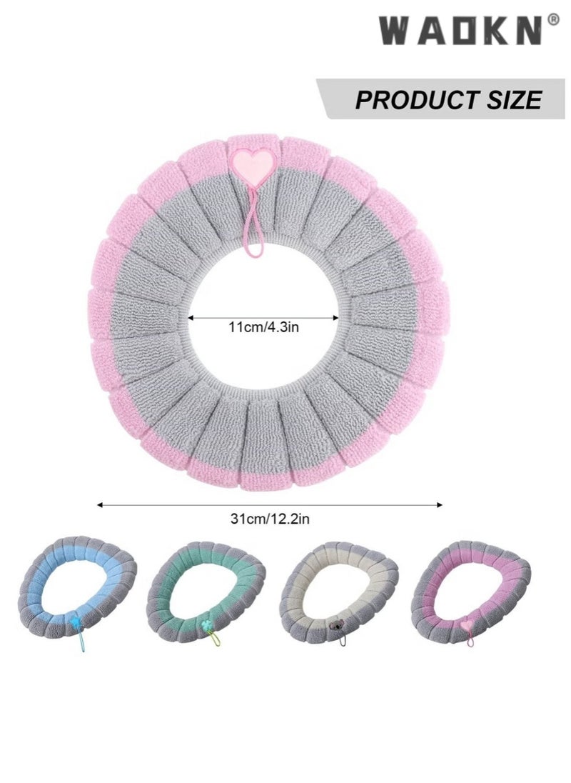 Four Sets of Washable Household Bathroom Knitted Toilet Seat Cushions Pads,Toilet Seat Cushion Pads with Handle Toilet Accessories (Pink Blue Green Beige), universal all year round - pzsku/Z8FE54AB9258AA21015E5Z/45/_/1720603768/aeccf235-b94f-4b34-9fc7-cb0862e7e2b6