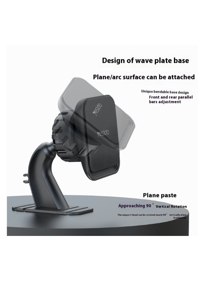 Gravity linkage car bracket wholesale center console arc navigation bracket gift desktop paste type