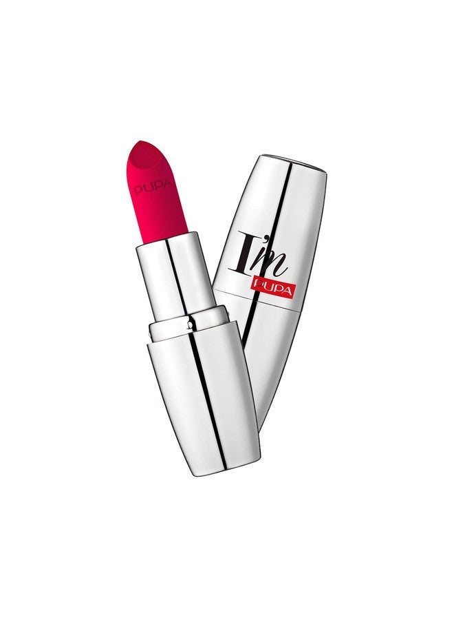 PUPA I Am Matt Pure Colour Lipstick 072 Velvet Ruby By Pupa Milano For Women 0.123 Oz Lipstick - Image 2