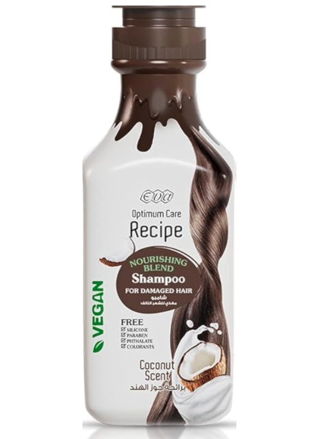 إيفا شامبو مغذي للعناية المثلى بمزيج زيت جوز الهند - برائحة جوز الهند - (350 مل) - Image 1
