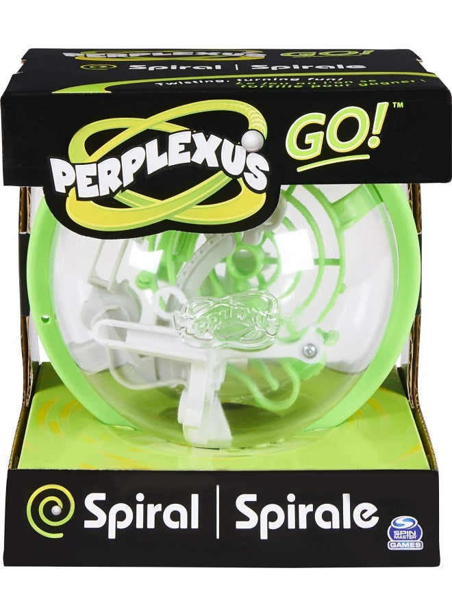Perplexus بربلكس غو! لولبي، لغز متاهة تحدي مدمج، لعبة مهارات للكبار والأطفال من عمر 8 سنوات وما فوق (أنماط متنوعة) - Image 1