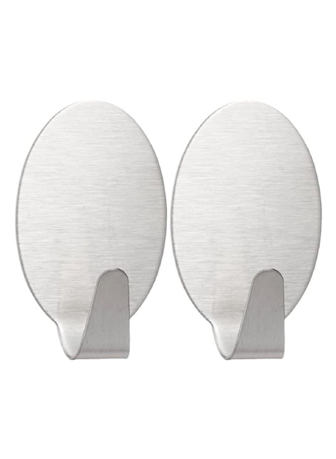 Wenko 2-Piece Wall Hook Silver 15.24 x 2.286 x 9.398 cm 4477012100 - Image 3