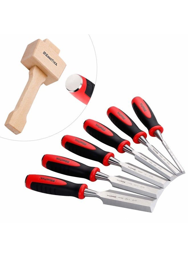 KingTool 87 Pc. Advanced Wood Chisel Set with Storage Case Including Superior Chisels | Heat-Treated Cr-V Alloy Blades Premium Chisel Set for Carpentry Craftsman - Image 3