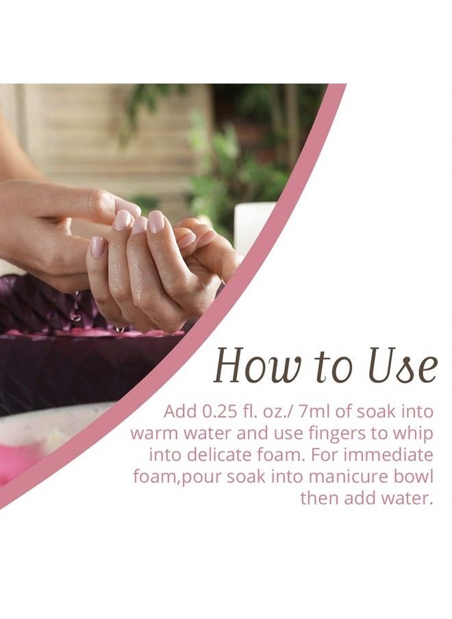 Gena - Mani Spa Liquid Hand Soak | Softens, Moisturizes Hands, Nails, and Cuticles for Great Manicure Pre Treatment | Made in The USA |Grapefruit Scent |8 Oz - Image 1