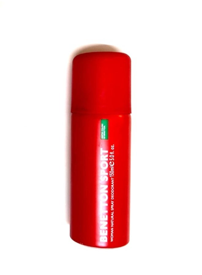 Benetton Sport Women Body spray Deodorant 4 x 150ml Pack Original collection - Image 3