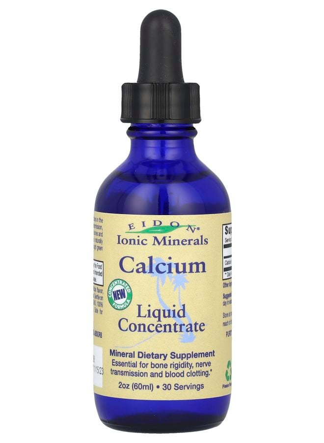 Eidon Ionic Minerals Calcium Liquid Concentrate 2 oz (60 ml) (100 mg per Serving) - Image 1