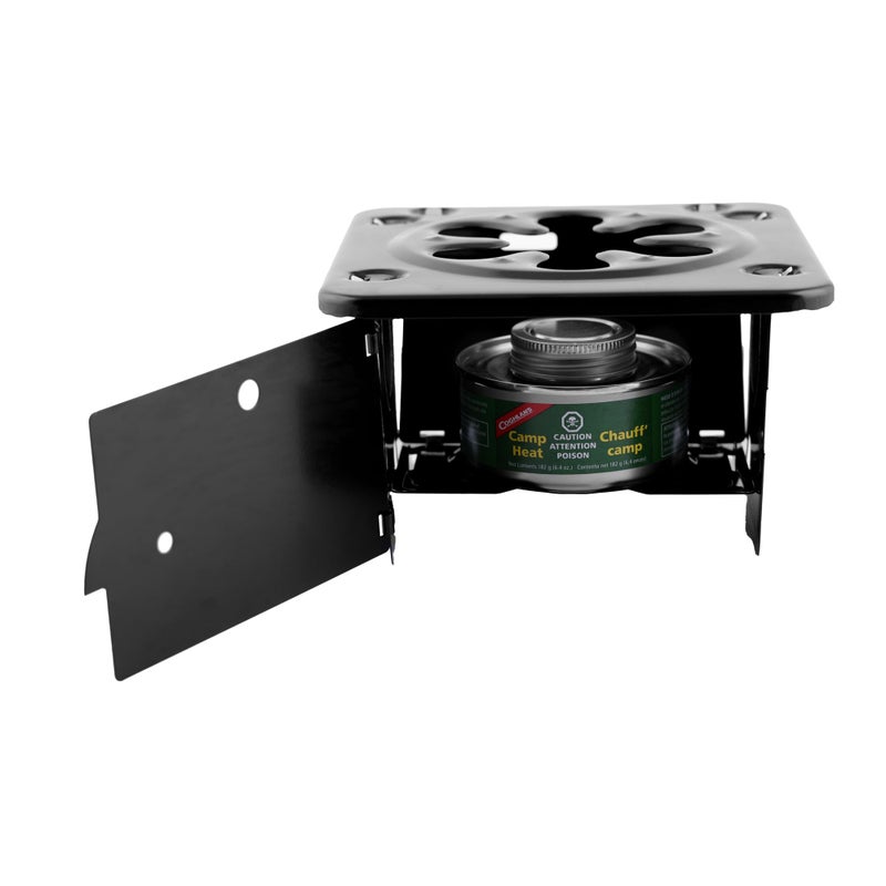 Coghlan's Folding Stove, 5" H x 6.5" W x 6.5" L , Black - Image 1