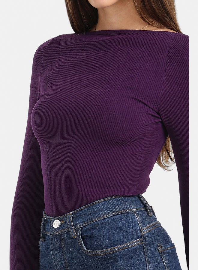 Seamless Microfiber Backless Top