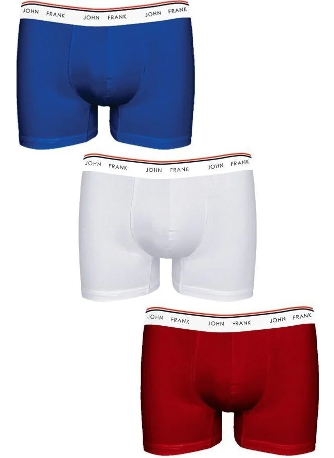 John Frank Men's 3-pack Boxer JF3BBR02