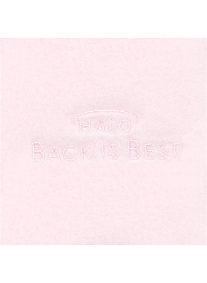 Halo Micro-Fleece Sleepsack Swaddle, 3-Way Adjustable Wearable Blanket, TOG 3.0, Soft Pink, Preemie - Image 4