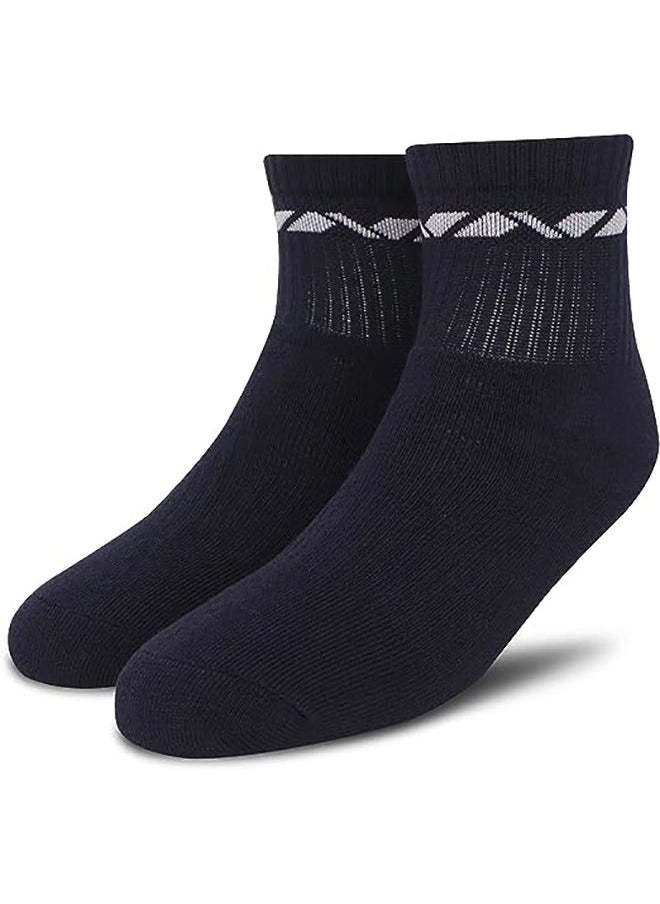 Nivia Cube Sports Grip High Ankle Length Socks | Material : Cotton | Light Weight | Comfortable | Stylish | Casual  - Image 1