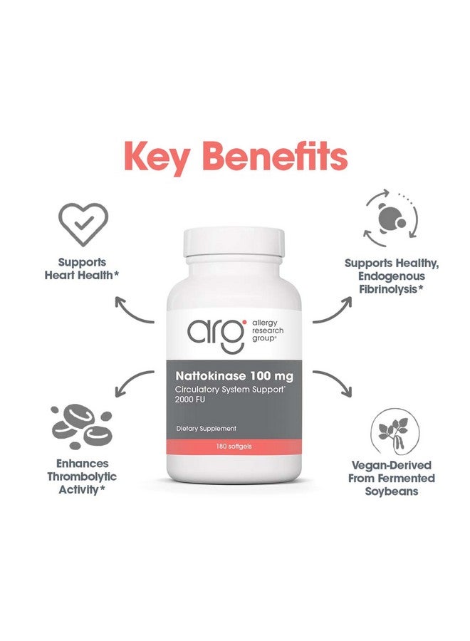 اليرجي ريسيرتش جروب مجموعة أبحاث الحساسية - مكمل ناتوكيناز NSK-SD 2000 FU، 100 ملغ - صحة القلب والأوعية الدموية/الدورة الدموية - 180 كبسولة هلامية - Image 4