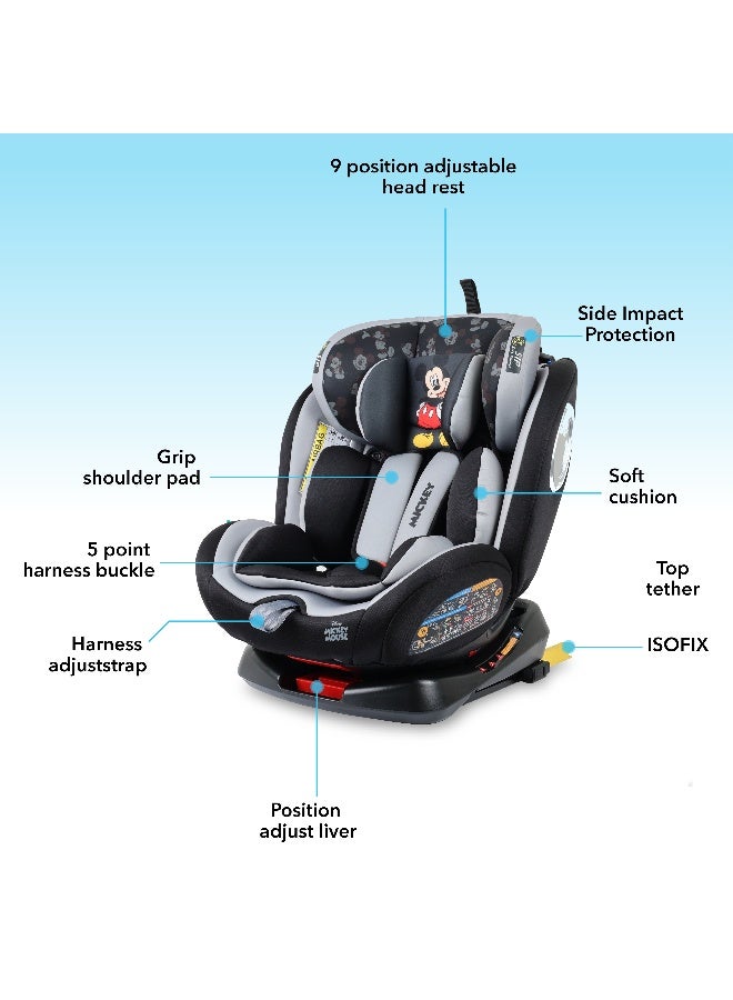 Disney 4-in-1 Mickey Mouse Car Seat - Red - Image 2