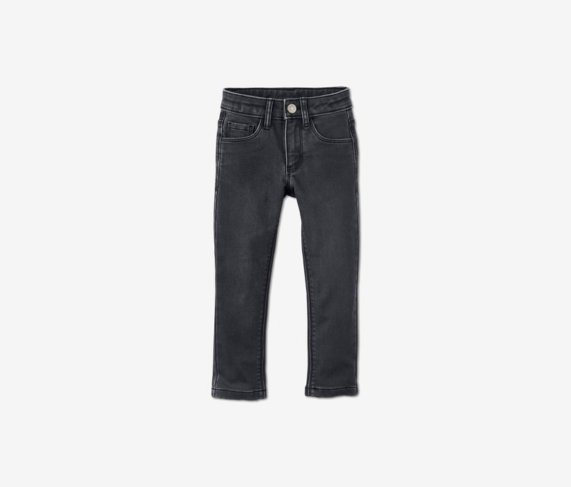 Tchibo Toddler Girls Stretch Jeans, Denim Black  - Image 2