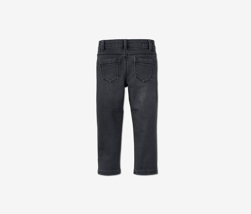 Tchibo Toddler Girls Stretch Jeans, Denim Black  - Image 3