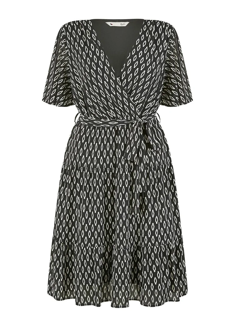 Yumi Printed Midi Dress