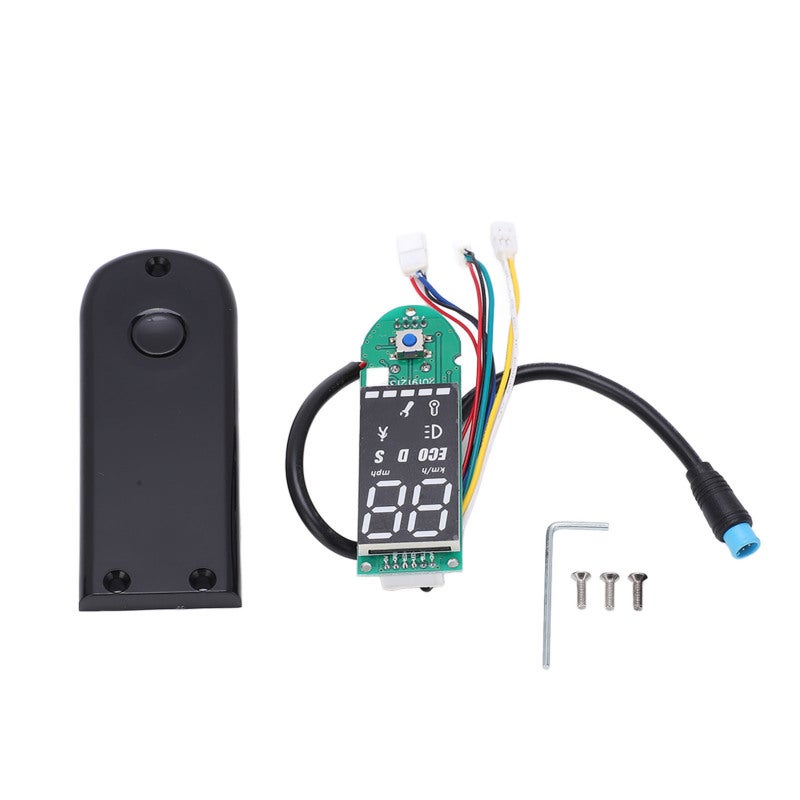 Electric Scooter Dashboard: PCB+Plastic+ABS Material - Waterproof Plug Replacement Digital Display Module for Ninebot MAX G30 Scooter Repair & Maintenance - Image 1