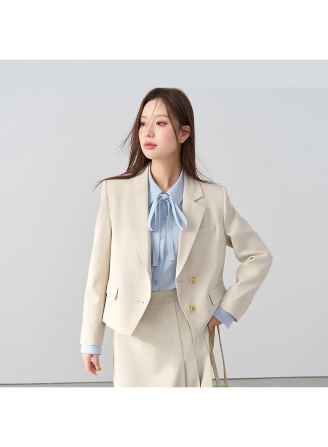 Lady Bird Miss Bird Lightweight Office Commuter Suit Set For Women Pee Short Blazer Professional Interview Formal Wear - Image 1