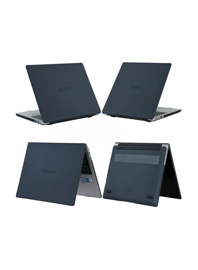 عام غطاء لابتوب متوافق مع Huawei Matebook D16 2023 2022، نموذج 16 بوصة RLEFG-X، RLEFG-16، RLEF-X، RLEF-16، RLEF-08، غطاء بلاستيكي شفاف ومط لحماية غلاف الكمبيوتر الصلب. - Image 1