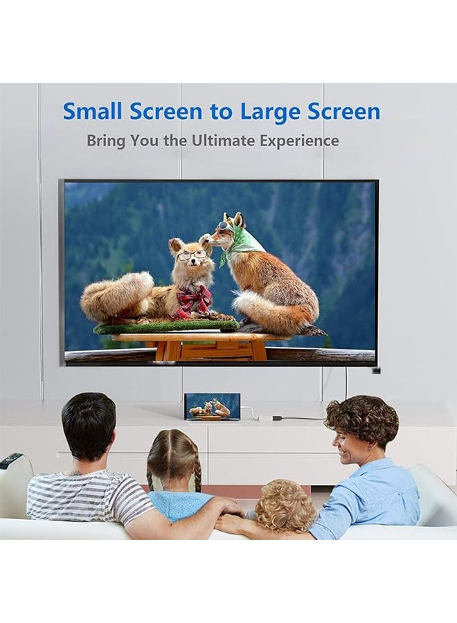 2 في 1 محول USB-C الرقمي AV متعدد الموانئ ، محول USB C إلى HDMI لـ iPhone 17/16/15 إلى التلفزيون ، محول محول شاشة مزامنة الفيديو والصوت 4K 60Hz لـ iPhone 16/15 Series / MacBook / iPad Pro - Image 5