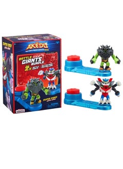 Ultimate Arcade Warriors Battle Giants Versus Pack Scratchatron Vs Tonk Mini Battling Action Figures Ready Fight Split Strike