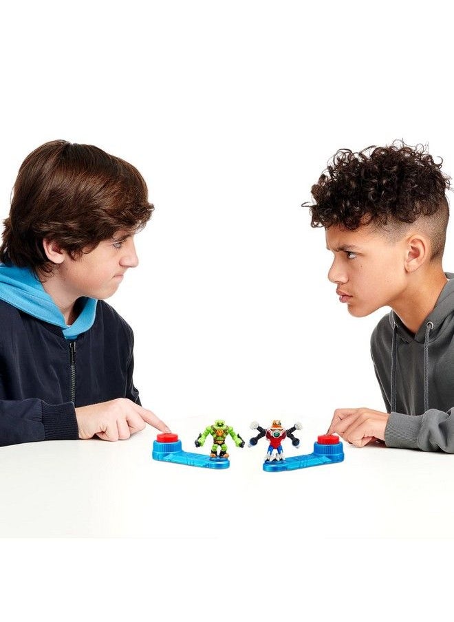 AKEDO - Ultimate Arcade Warriors Battle Giants Versus Pack Scratchatron Vs Tonk Mini Battling Action Figures Ready Fight Split Strike - Image 1