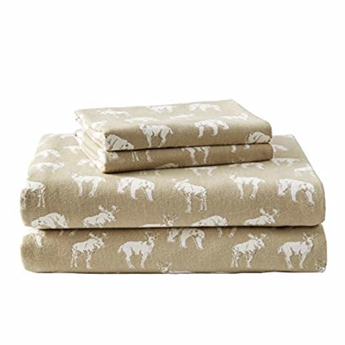 Eddie Bauer - Queen Sheets, Cotton Flannel Bedding Set, Brushed for Extra Softness, Cozy Home Decor (Buckhead Ridge, Queen) - Image 2