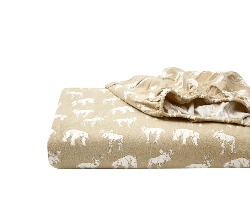 Eddie Bauer - Queen Sheets, Cotton Flannel Bedding Set, Brushed for Extra Softness, Cozy Home Decor (Buckhead Ridge, Queen) - Image 4