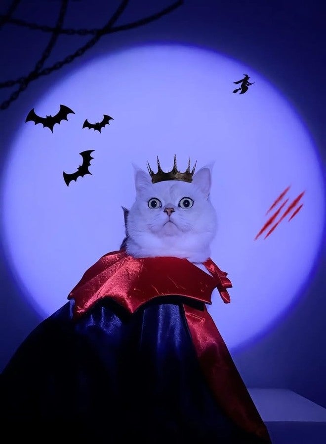 FOIMAS Dog Cat Halloween Costume,Vampire Devil Cape Cloak Pet Costume for Cats Dogs Halloween Costume Party Supply - Image 5