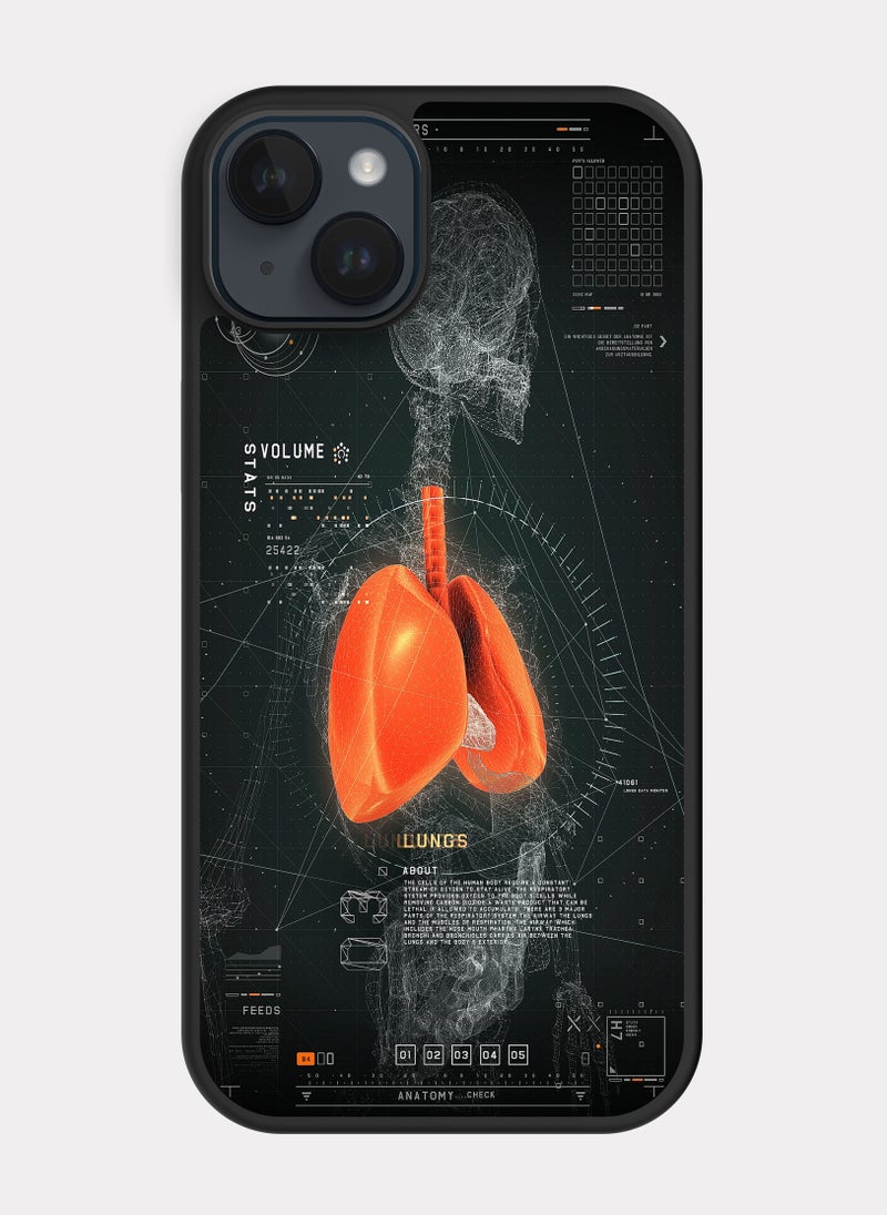 PXLAAT iPhone 14 Plus case cover Lungs - Image 1