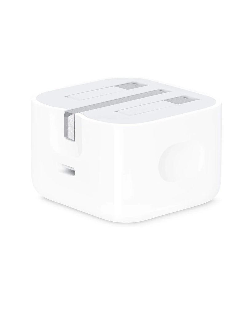 USB-C Power Adapter With Type-C To Lightning Cable 25W White - Image 3