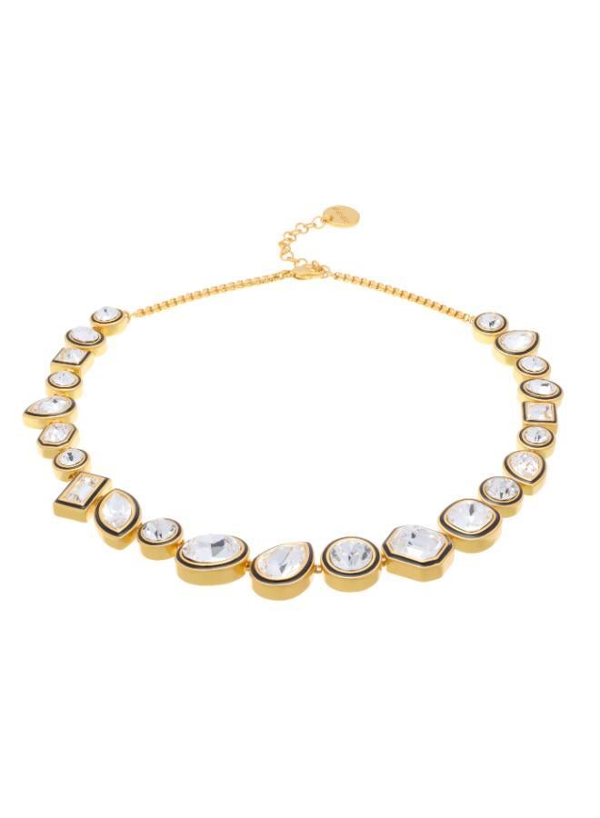 REISS CRISTIANA : Crystal Rock Enamel Chain Necklace  - Image 1
